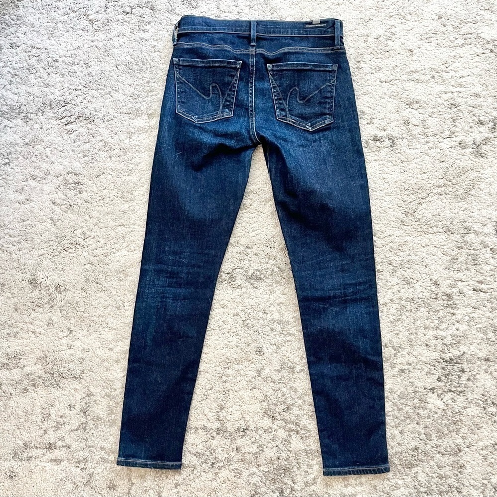 Citizens of Humanity Slim Fit Stretch Jeans-Dark Wash Blue-Women US Size 26 - Picture 5 of 15
